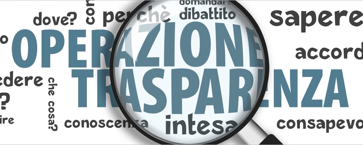 TABELLA DELLA TRASPARENZA EX LEGGE 124/2017